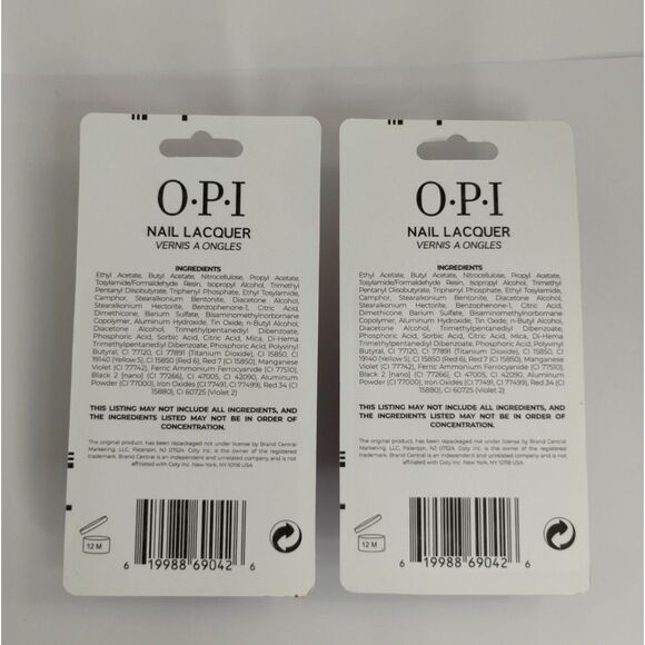 OPI Mini Nail Polish Set of Two Brand New 4 Nail Envy Nail Strengthener - Picture 12 of 12